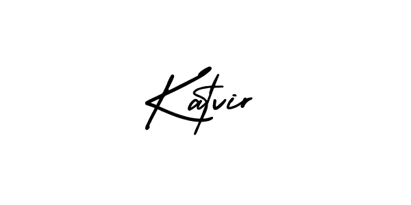 This is the best signature style for the Katvir name. Also you like these signature font (AmerikaSignatureDemo-Regular). Mix name signature. Katvir signature style 3 images and pictures png