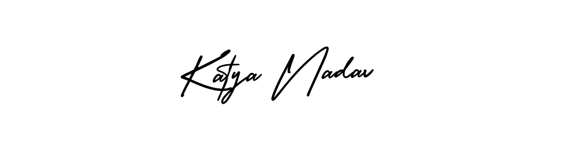 Also we have Katya Nadav name is the best signature style. Create professional handwritten signature collection using AmerikaSignatureDemo-Regular autograph style. Katya Nadav signature style 3 images and pictures png