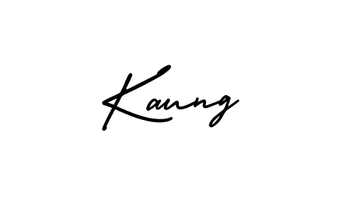 This is the best signature style for the Kaung name. Also you like these signature font (AmerikaSignatureDemo-Regular). Mix name signature. Kaung signature style 3 images and pictures png