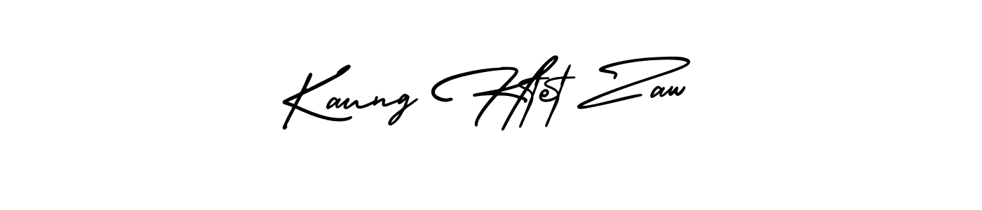 Make a beautiful signature design for name Kaung Htet Zaw. Use this online signature maker to create a handwritten signature for free. Kaung Htet Zaw signature style 3 images and pictures png