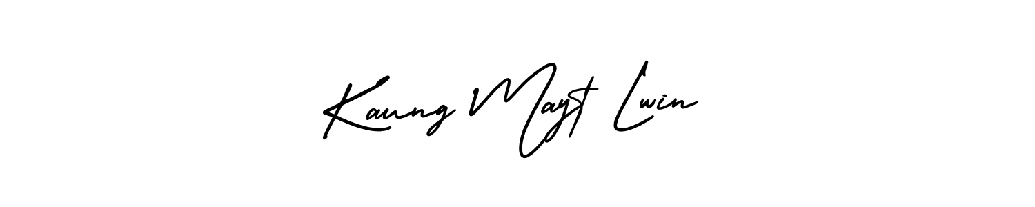 Check out images of Autograph of Kaung Mayt Lwin name. Actor Kaung Mayt Lwin Signature Style. AmerikaSignatureDemo-Regular is a professional sign style online. Kaung Mayt Lwin signature style 3 images and pictures png