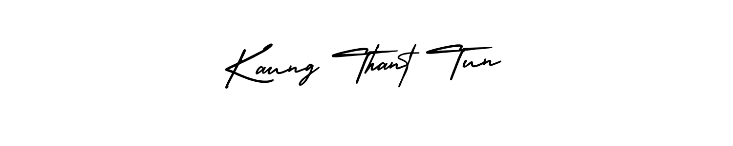 How to Draw Kaung Thant Tun signature style? AmerikaSignatureDemo-Regular is a latest design signature styles for name Kaung Thant Tun. Kaung Thant Tun signature style 3 images and pictures png