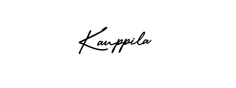 Make a beautiful signature design for name Kauppila. With this signature (AmerikaSignatureDemo-Regular) style, you can create a handwritten signature for free. Kauppila signature style 3 images and pictures png