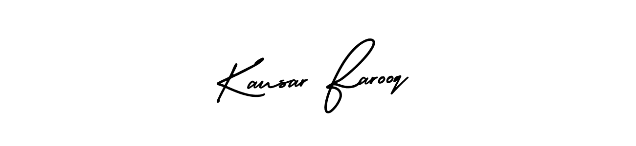 AmerikaSignatureDemo-Regular is a professional signature style that is perfect for those who want to add a touch of class to their signature. It is also a great choice for those who want to make their signature more unique. Get Kausar Farooq name to fancy signature for free. Kausar Farooq signature style 3 images and pictures png