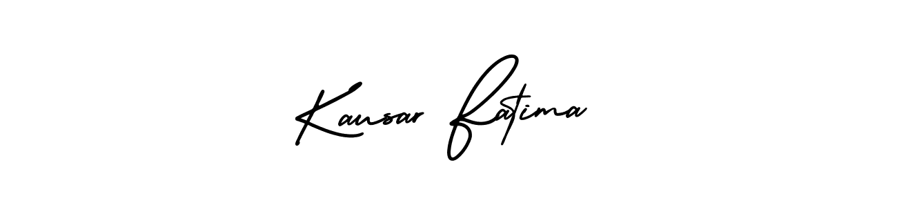 AmerikaSignatureDemo-Regular is a professional signature style that is perfect for those who want to add a touch of class to their signature. It is also a great choice for those who want to make their signature more unique. Get Kausar Fatima name to fancy signature for free. Kausar Fatima signature style 3 images and pictures png