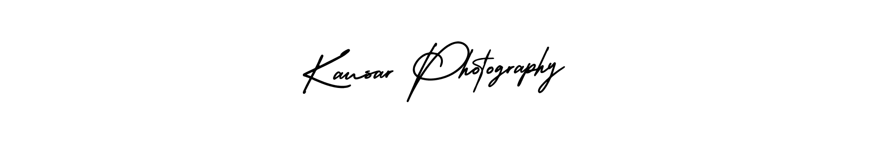 Use a signature maker to create a handwritten signature online. With this signature software, you can design (AmerikaSignatureDemo-Regular) your own signature for name Kausar Photography. Kausar Photography signature style 3 images and pictures png