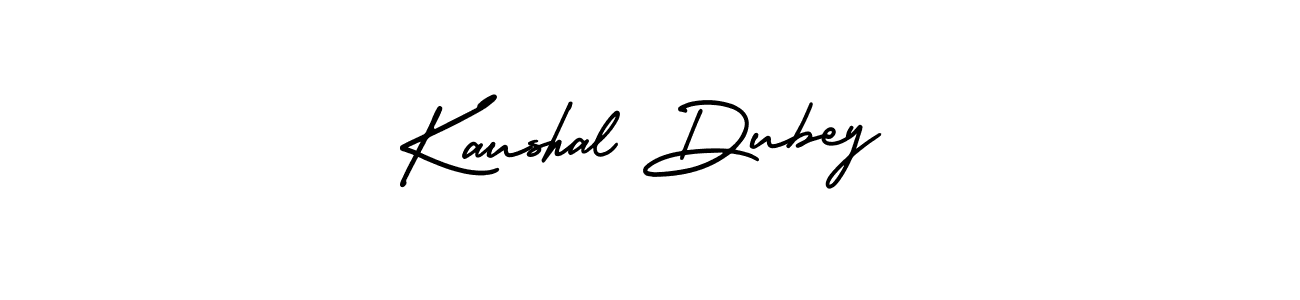 How to make Kaushal Dubey name signature. Use AmerikaSignatureDemo-Regular style for creating short signs online. This is the latest handwritten sign. Kaushal Dubey signature style 3 images and pictures png