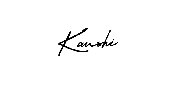 Create a beautiful signature design for name Kaushi. With this signature (AmerikaSignatureDemo-Regular) fonts, you can make a handwritten signature for free. Kaushi signature style 3 images and pictures png