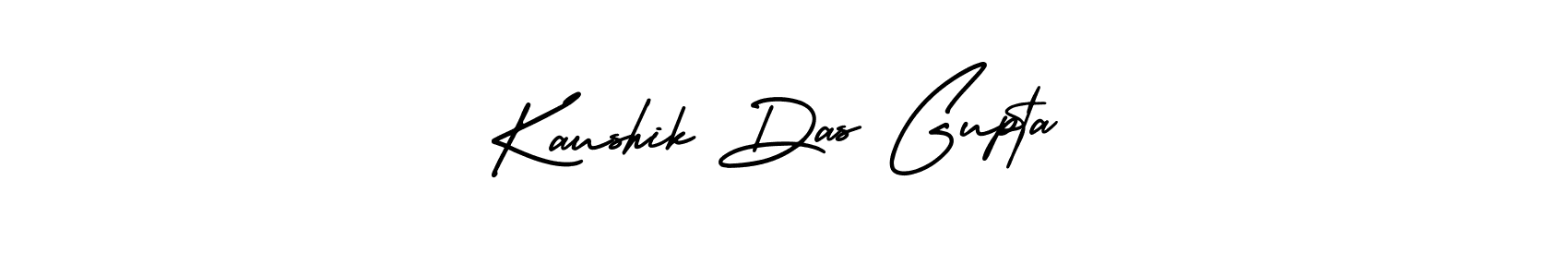 How to make Kaushik Das Gupta name signature. Use AmerikaSignatureDemo-Regular style for creating short signs online. This is the latest handwritten sign. Kaushik Das Gupta signature style 3 images and pictures png