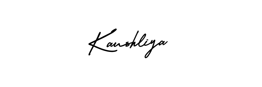 Design your own signature with our free online signature maker. With this signature software, you can create a handwritten (AmerikaSignatureDemo-Regular) signature for name Kaushliya. Kaushliya signature style 3 images and pictures png