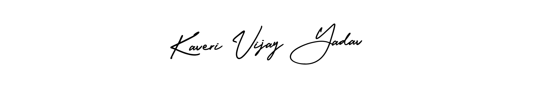 How to Draw Kaveri Vijay Yadav signature style? AmerikaSignatureDemo-Regular is a latest design signature styles for name Kaveri Vijay Yadav. Kaveri Vijay Yadav signature style 3 images and pictures png