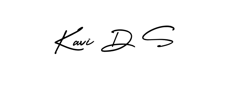 How to make Kavi D S signature? AmerikaSignatureDemo-Regular is a professional autograph style. Create handwritten signature for Kavi D S name. Kavi D S signature style 3 images and pictures png