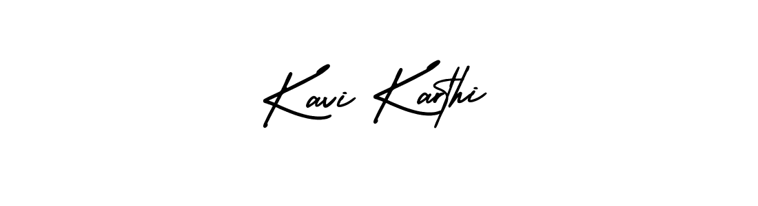 Create a beautiful signature design for name Kavi Karthi. With this signature (AmerikaSignatureDemo-Regular) fonts, you can make a handwritten signature for free. Kavi Karthi signature style 3 images and pictures png