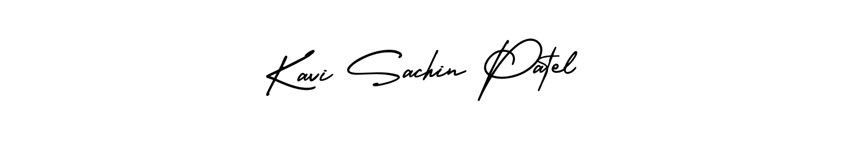 How to make Kavi Sachin Patel signature? AmerikaSignatureDemo-Regular is a professional autograph style. Create handwritten signature for Kavi Sachin Patel name. Kavi Sachin Patel signature style 3 images and pictures png