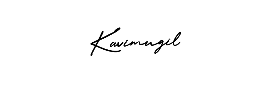 Create a beautiful signature design for name Kavimugil. With this signature (AmerikaSignatureDemo-Regular) fonts, you can make a handwritten signature for free. Kavimugil signature style 3 images and pictures png