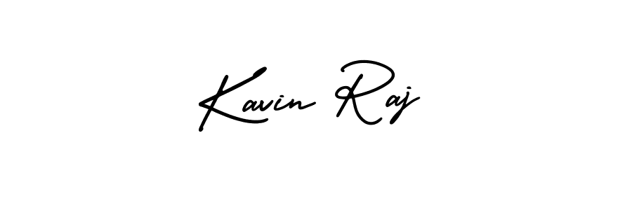 It looks lik you need a new signature style for name Kavin Raj. Design unique handwritten (AmerikaSignatureDemo-Regular) signature with our free signature maker in just a few clicks. Kavin Raj signature style 3 images and pictures png