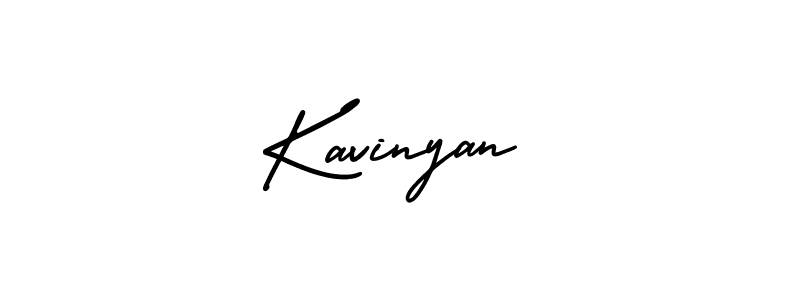 Create a beautiful signature design for name Kavinyan. With this signature (AmerikaSignatureDemo-Regular) fonts, you can make a handwritten signature for free. Kavinyan signature style 3 images and pictures png