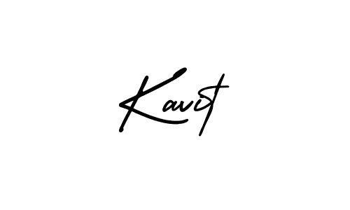 Design your own signature with our free online signature maker. With this signature software, you can create a handwritten (AmerikaSignatureDemo-Regular) signature for name Kavit. Kavit signature style 3 images and pictures png