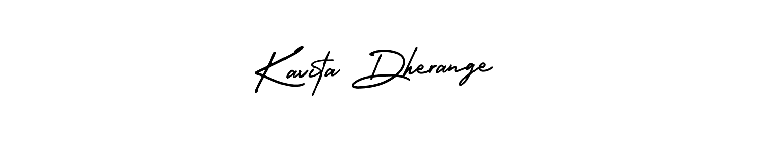 Also we have Kavita Dherange name is the best signature style. Create professional handwritten signature collection using AmerikaSignatureDemo-Regular autograph style. Kavita Dherange signature style 3 images and pictures png