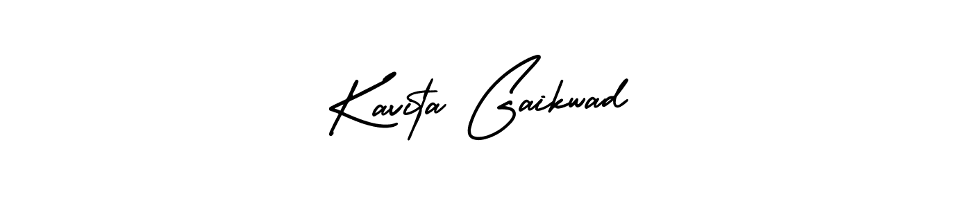 Create a beautiful signature design for name Kavita Gaikwad. With this signature (AmerikaSignatureDemo-Regular) fonts, you can make a handwritten signature for free. Kavita Gaikwad signature style 3 images and pictures png