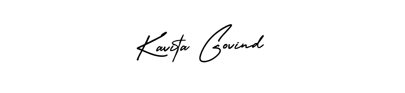 How to Draw Kavita Govind signature style? AmerikaSignatureDemo-Regular is a latest design signature styles for name Kavita Govind. Kavita Govind signature style 3 images and pictures png