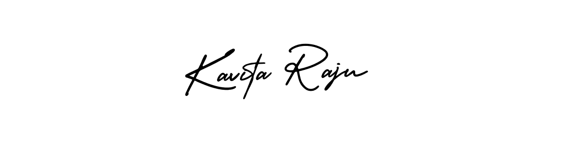 if you are searching for the best signature style for your name Kavita Raju. so please give up your signature search. here we have designed multiple signature styles  using AmerikaSignatureDemo-Regular. Kavita Raju signature style 3 images and pictures png