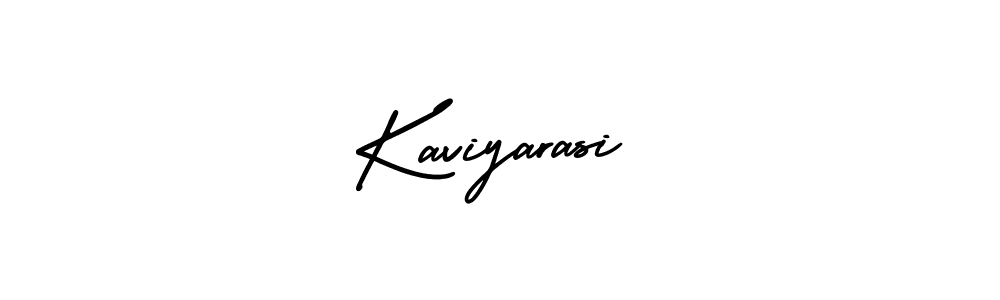 Kaviyarasi stylish signature style. Best Handwritten Sign (AmerikaSignatureDemo-Regular) for my name. Handwritten Signature Collection Ideas for my name Kaviyarasi. Kaviyarasi signature style 3 images and pictures png
