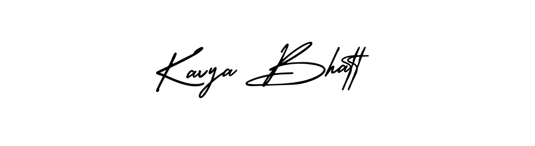 This is the best signature style for the Kavya Bhatt name. Also you like these signature font (AmerikaSignatureDemo-Regular). Mix name signature. Kavya Bhatt signature style 3 images and pictures png