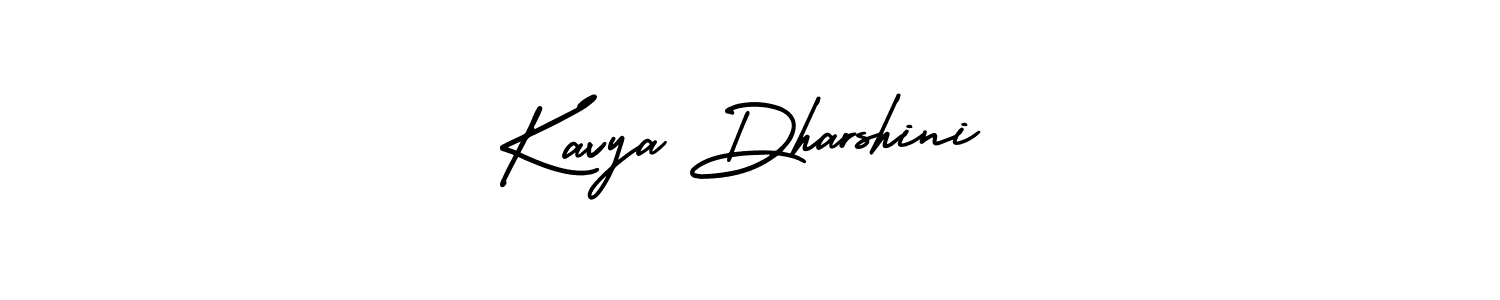 Similarly AmerikaSignatureDemo-Regular is the best handwritten signature design. Signature creator online .You can use it as an online autograph creator for name Kavya Dharshini. Kavya Dharshini signature style 3 images and pictures png