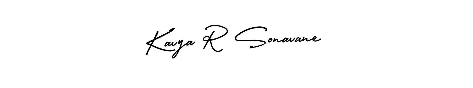 Here are the top 10 professional signature styles for the name Kavya R Sonavane. These are the best autograph styles you can use for your name. Kavya R Sonavane signature style 3 images and pictures png