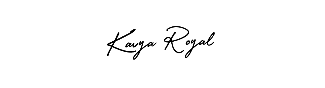 Design your own signature with our free online signature maker. With this signature software, you can create a handwritten (AmerikaSignatureDemo-Regular) signature for name Kavya Royal. Kavya Royal signature style 3 images and pictures png