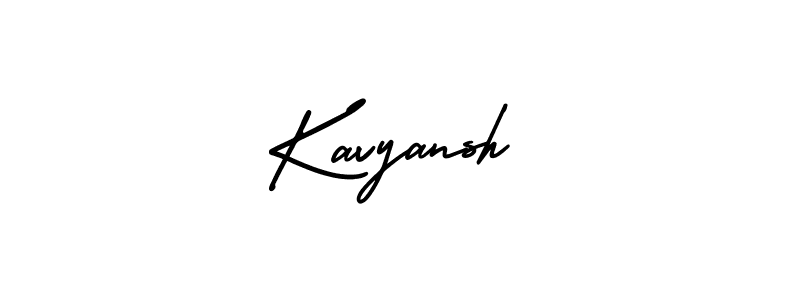 Make a beautiful signature design for name Kavyansh. Use this online signature maker to create a handwritten signature for free. Kavyansh signature style 3 images and pictures png