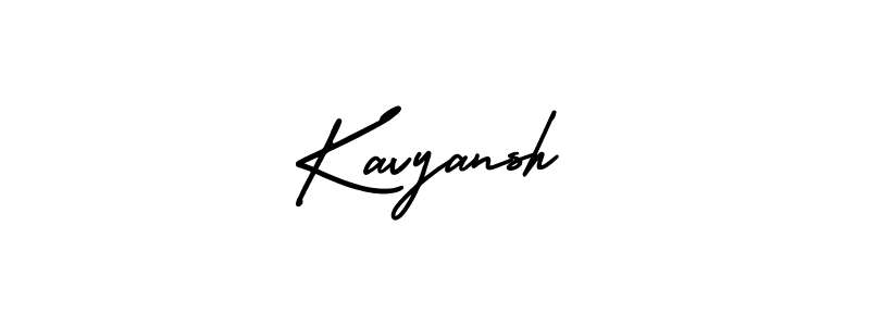 Design your own signature with our free online signature maker. With this signature software, you can create a handwritten (AmerikaSignatureDemo-Regular) signature for name Kavyansh. Kavyansh signature style 3 images and pictures png