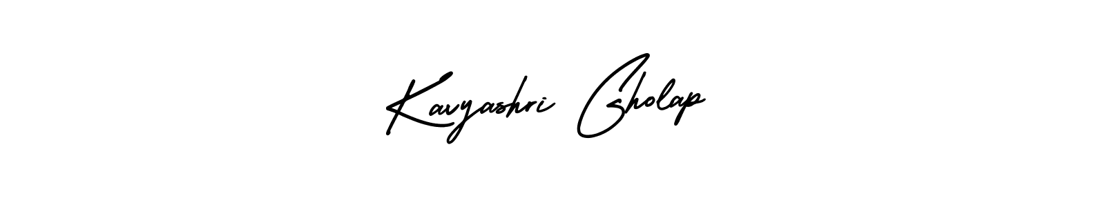 Also we have Kavyashri Gholap name is the best signature style. Create professional handwritten signature collection using AmerikaSignatureDemo-Regular autograph style. Kavyashri Gholap signature style 3 images and pictures png