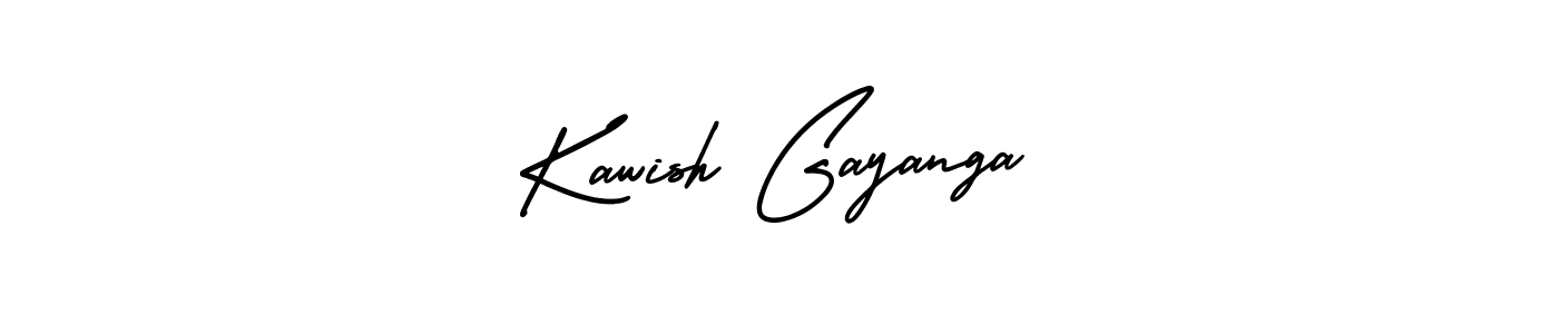 How to Draw Kawish Gayanga signature style? AmerikaSignatureDemo-Regular is a latest design signature styles for name Kawish Gayanga. Kawish Gayanga signature style 3 images and pictures png