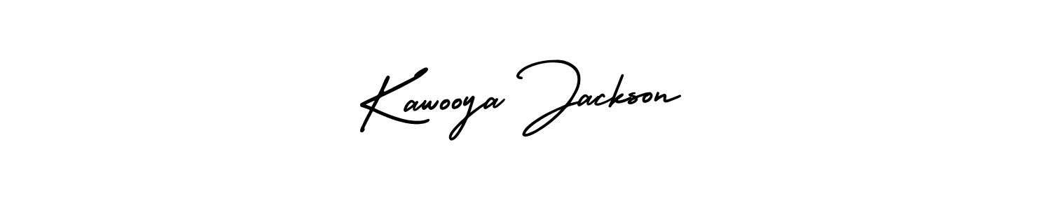 This is the best signature style for the Kawooya Jackson name. Also you like these signature font (AmerikaSignatureDemo-Regular). Mix name signature. Kawooya Jackson signature style 3 images and pictures png