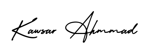 Download transparent PNG signature for name Kawsar Ahmmad styled with AmerikaSignatureDemo-Regular font. Ready to paste directly into PDF and Word agreements. Kawsar Ahmmad signature style 3 images and pictures png