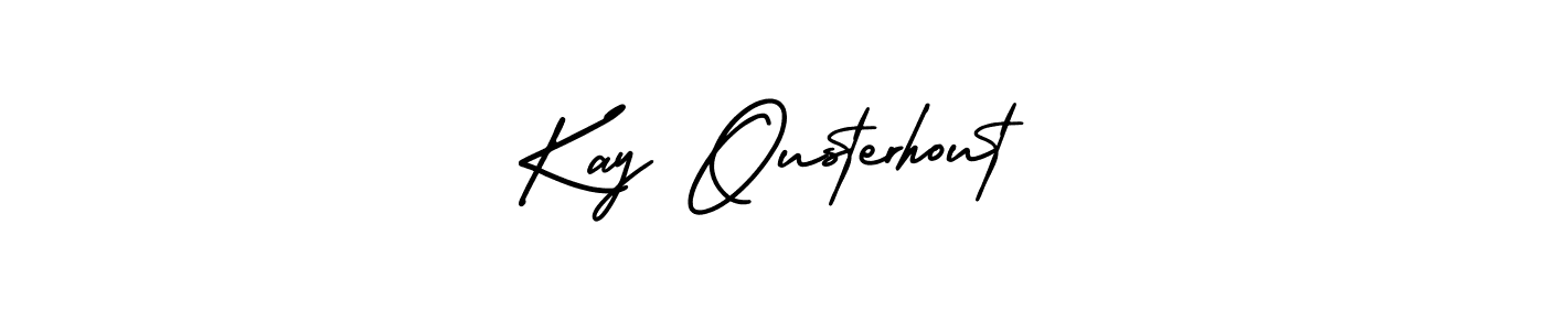 You should practise on your own different ways (AmerikaSignatureDemo-Regular) to write your name (Kay Ousterhout) in signature. don't let someone else do it for you. Kay Ousterhout signature style 3 images and pictures png