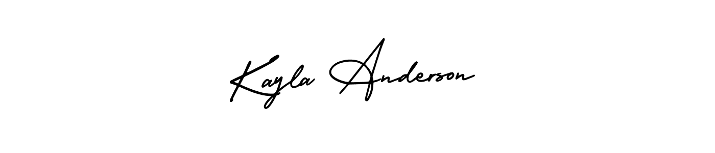 You can use this online signature creator to create a handwritten signature for the name Kayla Anderson. This is the best online autograph maker. Kayla Anderson signature style 3 images and pictures png