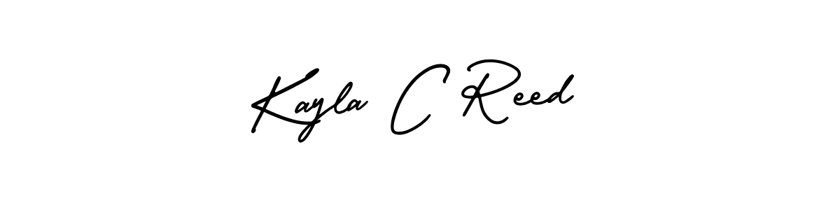 Best and Professional Signature Style for Kayla C Reed. AmerikaSignatureDemo-Regular Best Signature Style Collection. Kayla C Reed signature style 3 images and pictures png
