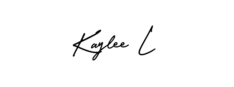 Also You can easily find your signature by using the search form. We will create Kaylee L name handwritten signature images for you free of cost using AmerikaSignatureDemo-Regular sign style. Kaylee L signature style 3 images and pictures png