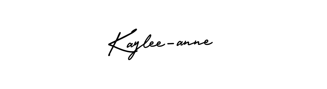 Design your own signature with our free online signature maker. With this signature software, you can create a handwritten (AmerikaSignatureDemo-Regular) signature for name Kaylee-anne. Kaylee-anne signature style 3 images and pictures png