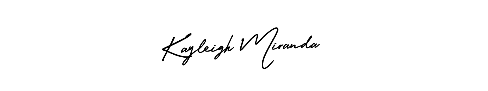 Also You can easily find your signature by using the search form. We will create Kayleigh Miranda name handwritten signature images for you free of cost using AmerikaSignatureDemo-Regular sign style. Kayleigh Miranda signature style 3 images and pictures png