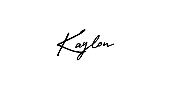 It looks lik you need a new signature style for name Kaylon. Design unique handwritten (AmerikaSignatureDemo-Regular) signature with our free signature maker in just a few clicks. Kaylon signature style 3 images and pictures png