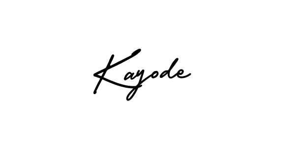Kayode stylish signature style. Best Handwritten Sign (AmerikaSignatureDemo-Regular) for my name. Handwritten Signature Collection Ideas for my name Kayode. Kayode signature style 3 images and pictures png