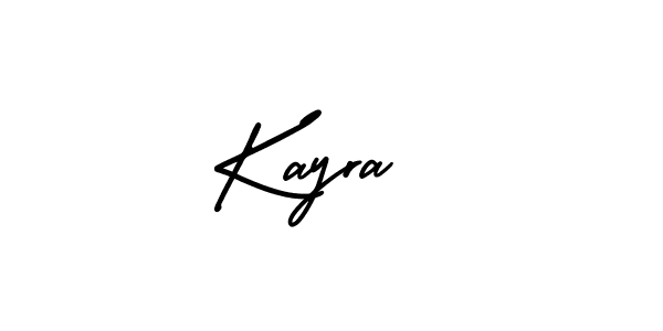 Kayra  stylish signature style. Best Handwritten Sign (AmerikaSignatureDemo-Regular) for my name. Handwritten Signature Collection Ideas for my name Kayra . Kayra  signature style 3 images and pictures png