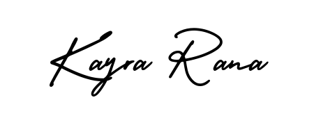 Upgrade your professional image with Kayra Rana signature created with AmerikaSignatureDemo-Regular font. Fast, free, and watermark-free download. Kayra Rana signature style 3 images and pictures png