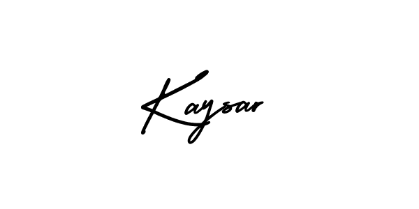 Create a beautiful signature design for name Kaysar. With this signature (AmerikaSignatureDemo-Regular) fonts, you can make a handwritten signature for free. Kaysar signature style 3 images and pictures png