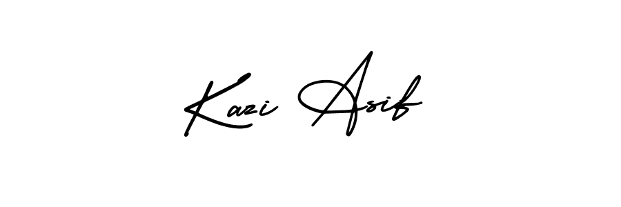 This is the best signature style for the Kazi Asif name. Also you like these signature font (AmerikaSignatureDemo-Regular). Mix name signature. Kazi Asif signature style 3 images and pictures png