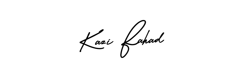 Kazi Fahad stylish signature style. Best Handwritten Sign (AmerikaSignatureDemo-Regular) for my name. Handwritten Signature Collection Ideas for my name Kazi Fahad. Kazi Fahad signature style 3 images and pictures png